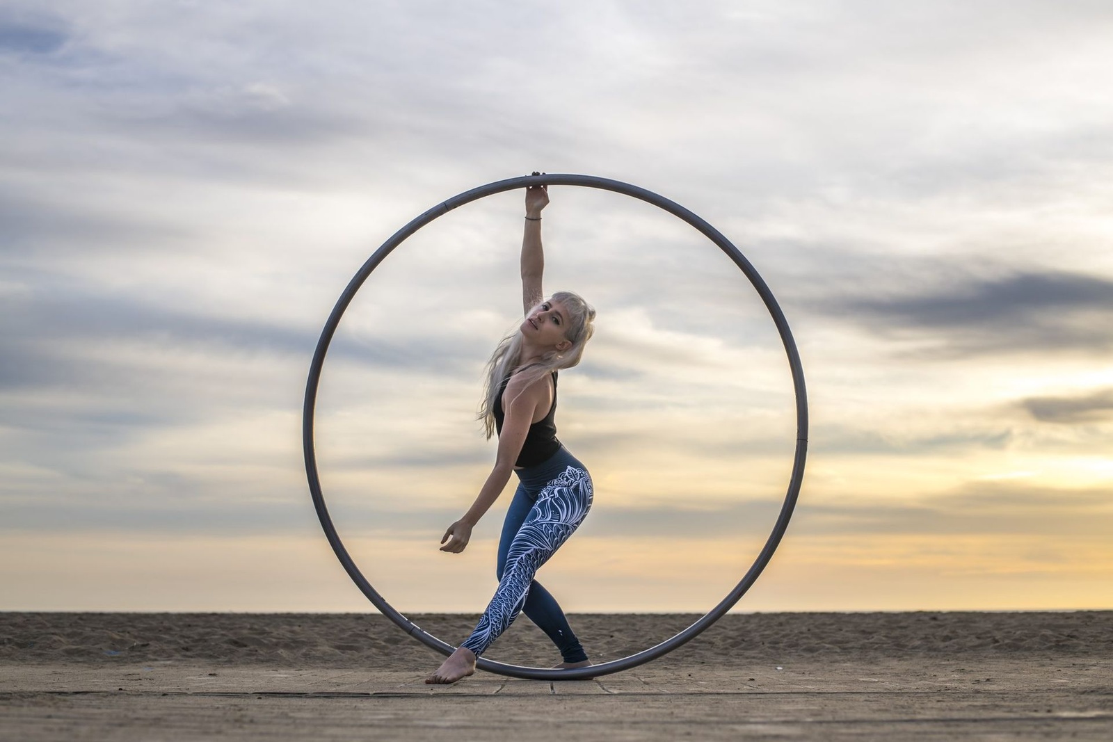 Roue Cyr sur la plage