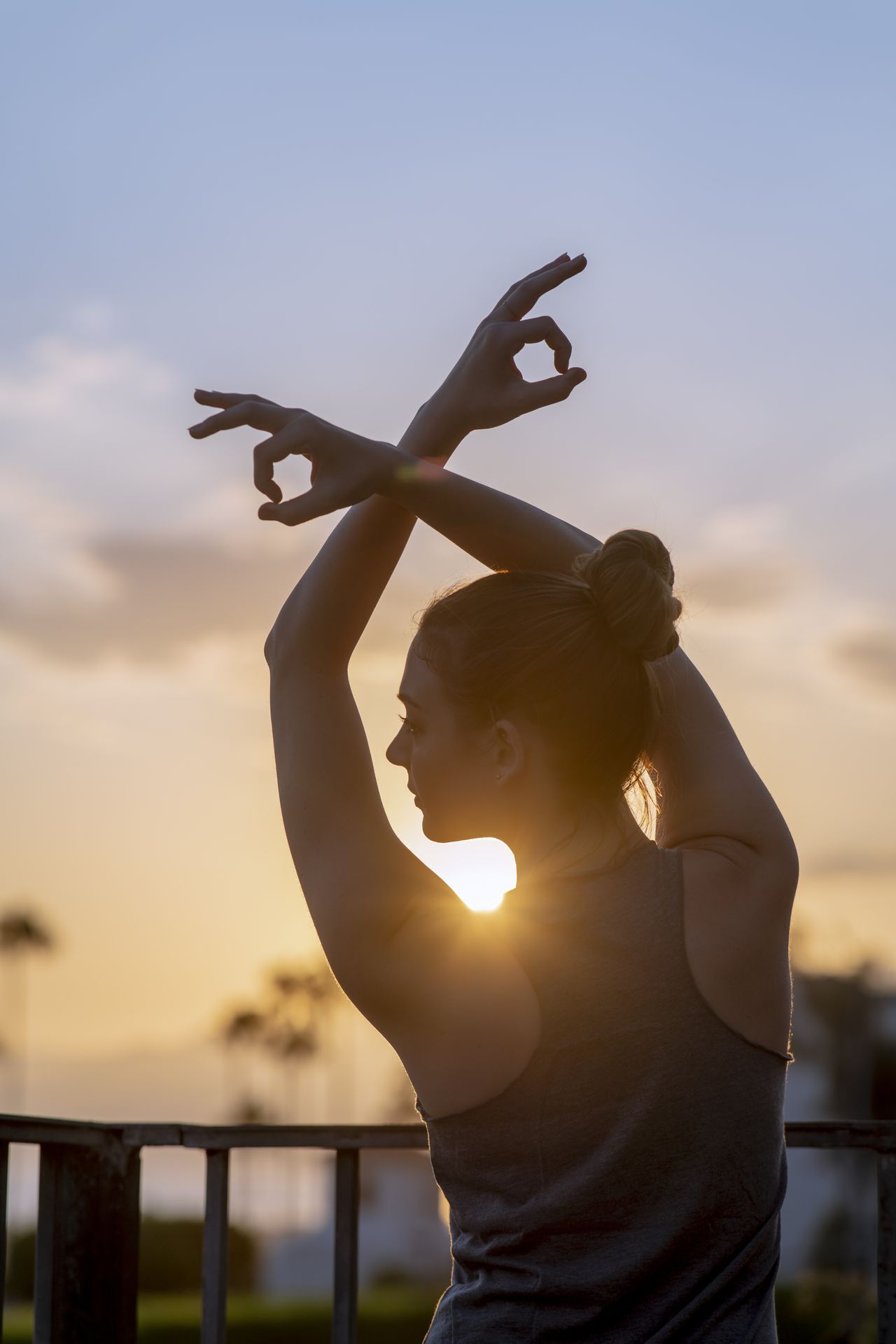Silhouette en contre-jour