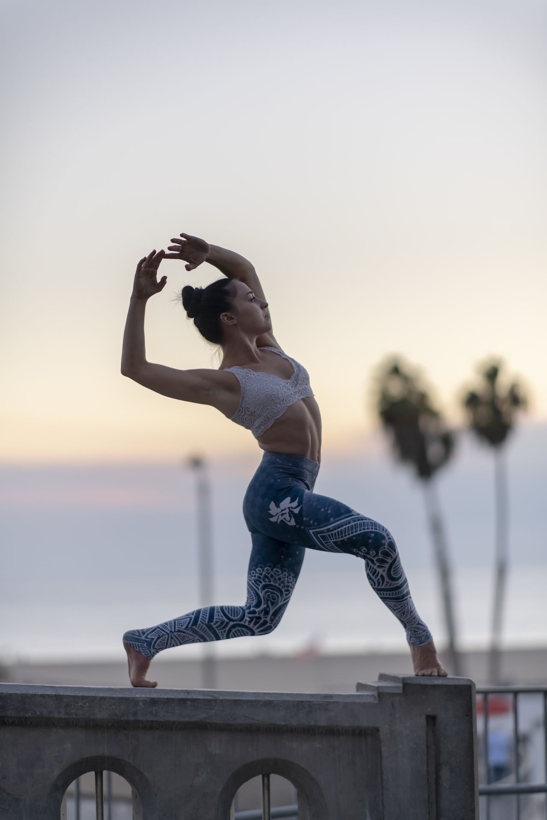 Mouvement dansé au crépuscule